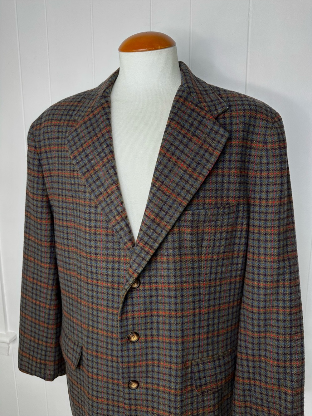 Vintage GAP Multicolored Checkered Nlazer